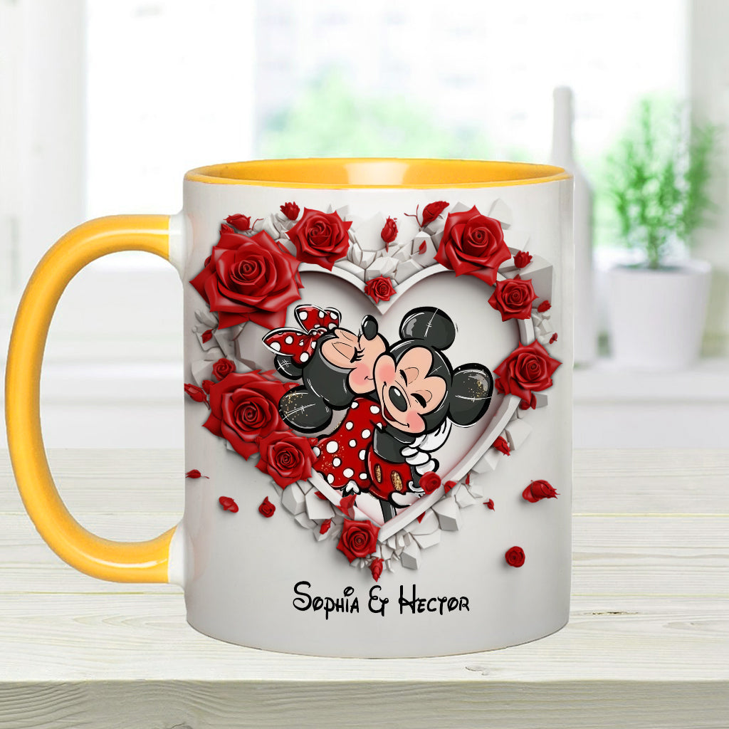 We Found Our Happily Ever After - Personalized Mouse Accent Mug
