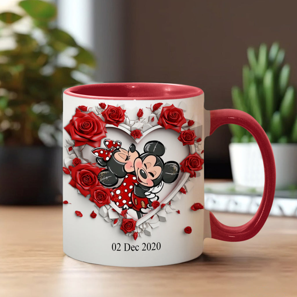 We Found Our Happily Ever After - Personalized Mouse Accent Mug