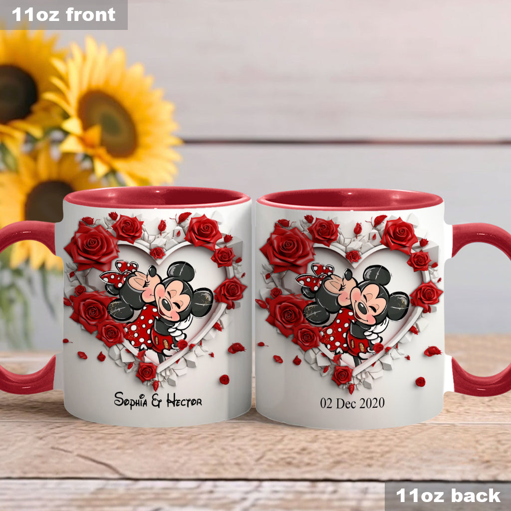 We Found Our Happily Ever After - Personalized Mouse Accent Mug