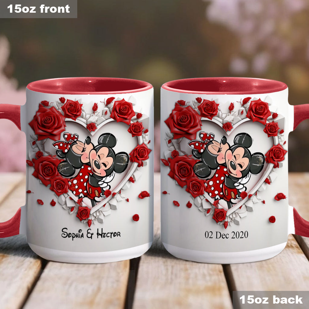We Found Our Happily Ever After - Personalized Mouse Accent Mug