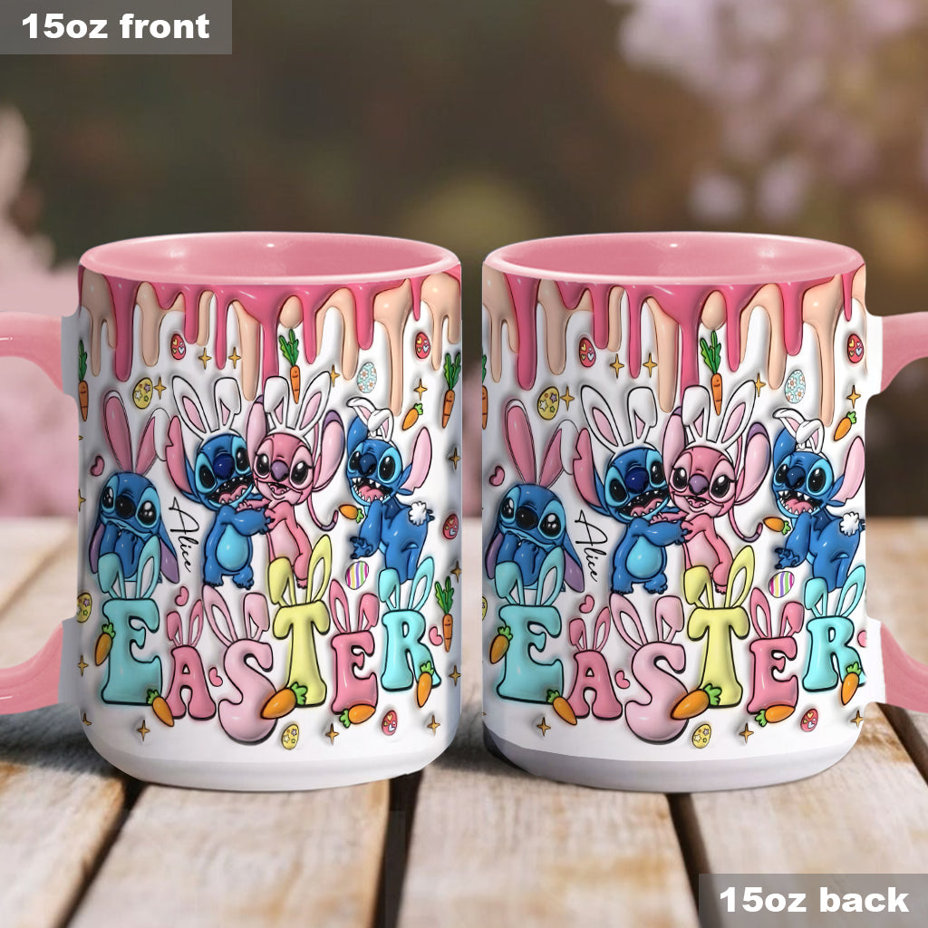 Springtime Hopper - Personalized Ohana Accent Mug