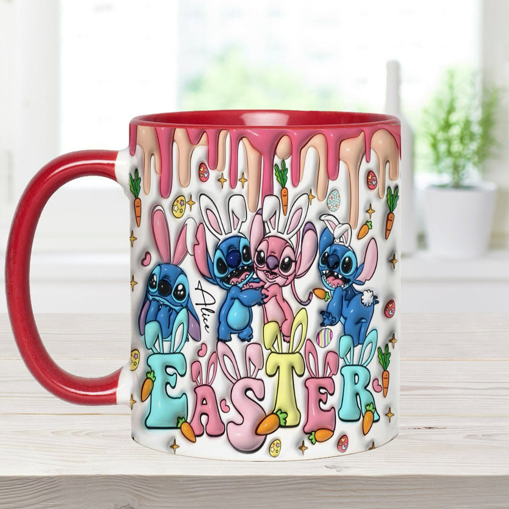 Springtime Hopper - Personalized Ohana Accent Mug