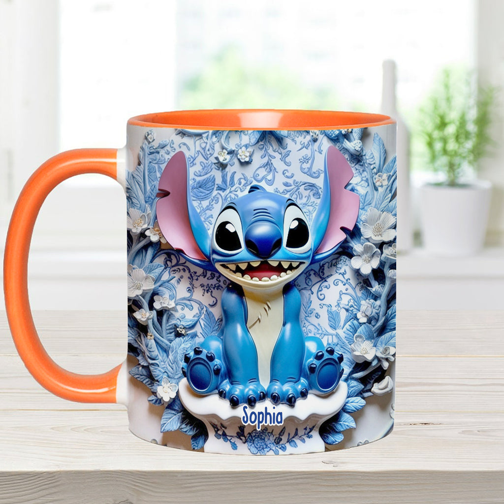 Ohana Means Family - Personalized Ohana Accent Mug