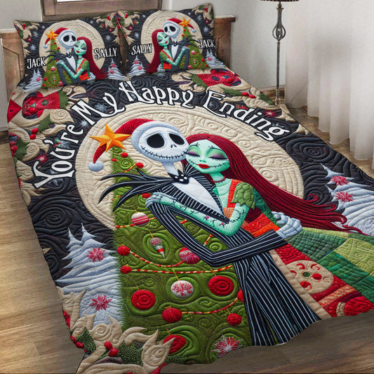 You're My Happy Ending - Personalized Nightmare Quilt Set