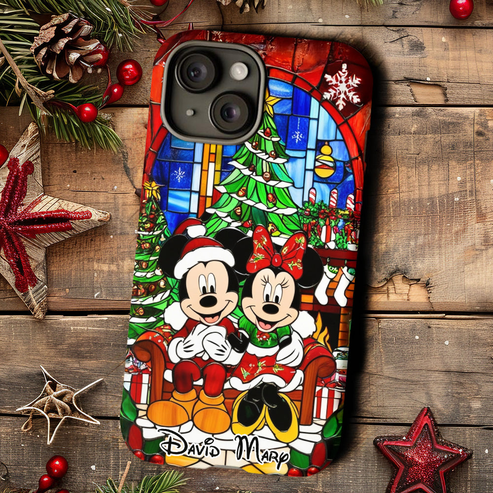 Very Merry Christmas - Personalized Mouse Full Print Phone Case