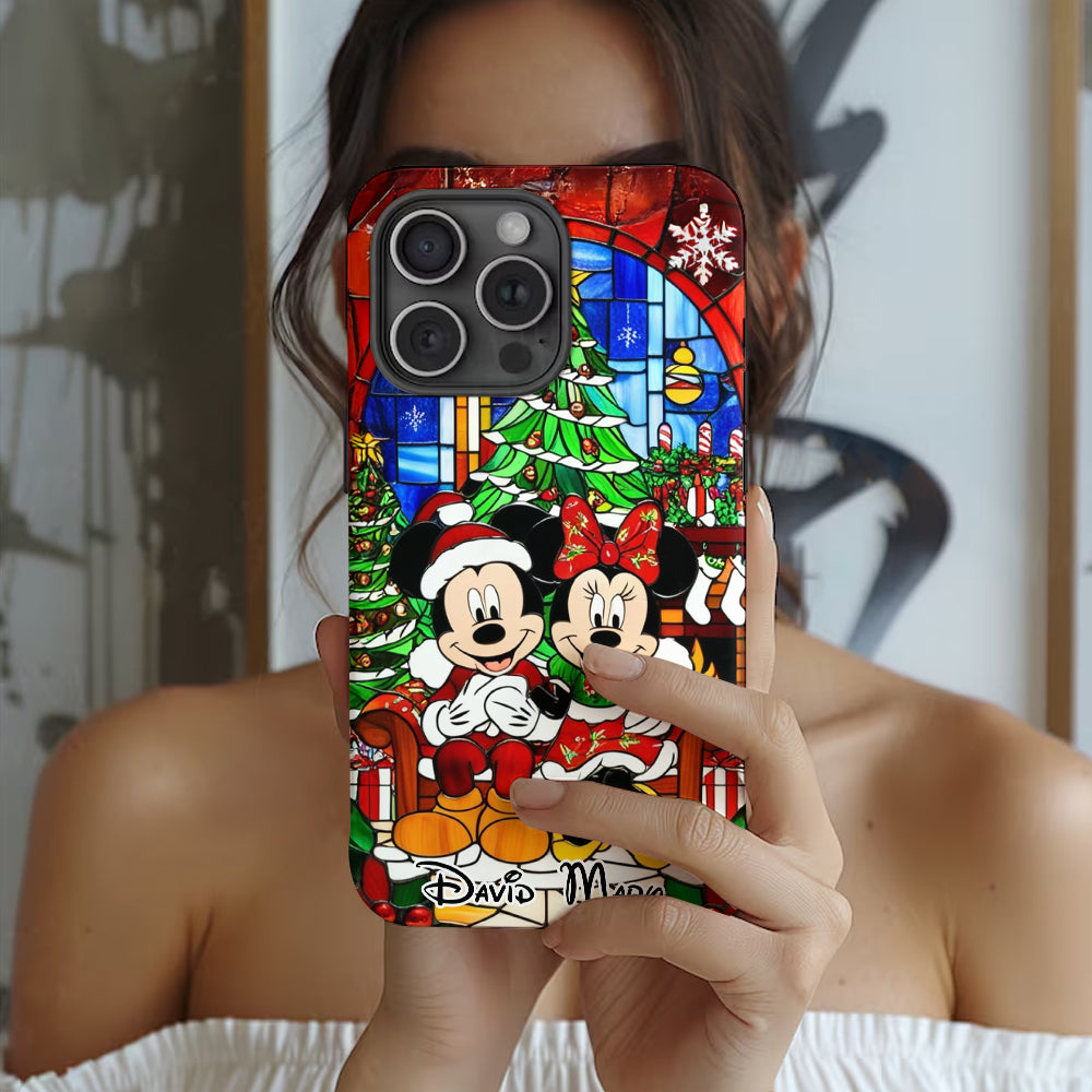 Very Merry Christmas - Personalized Mouse Full Print Phone Case