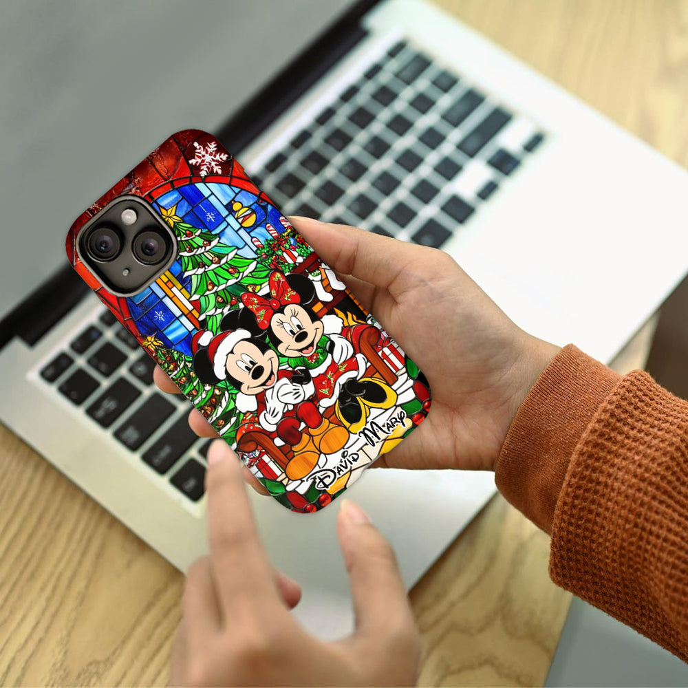 Very Merry Christmas - Personalized Mouse Full Print Phone Case