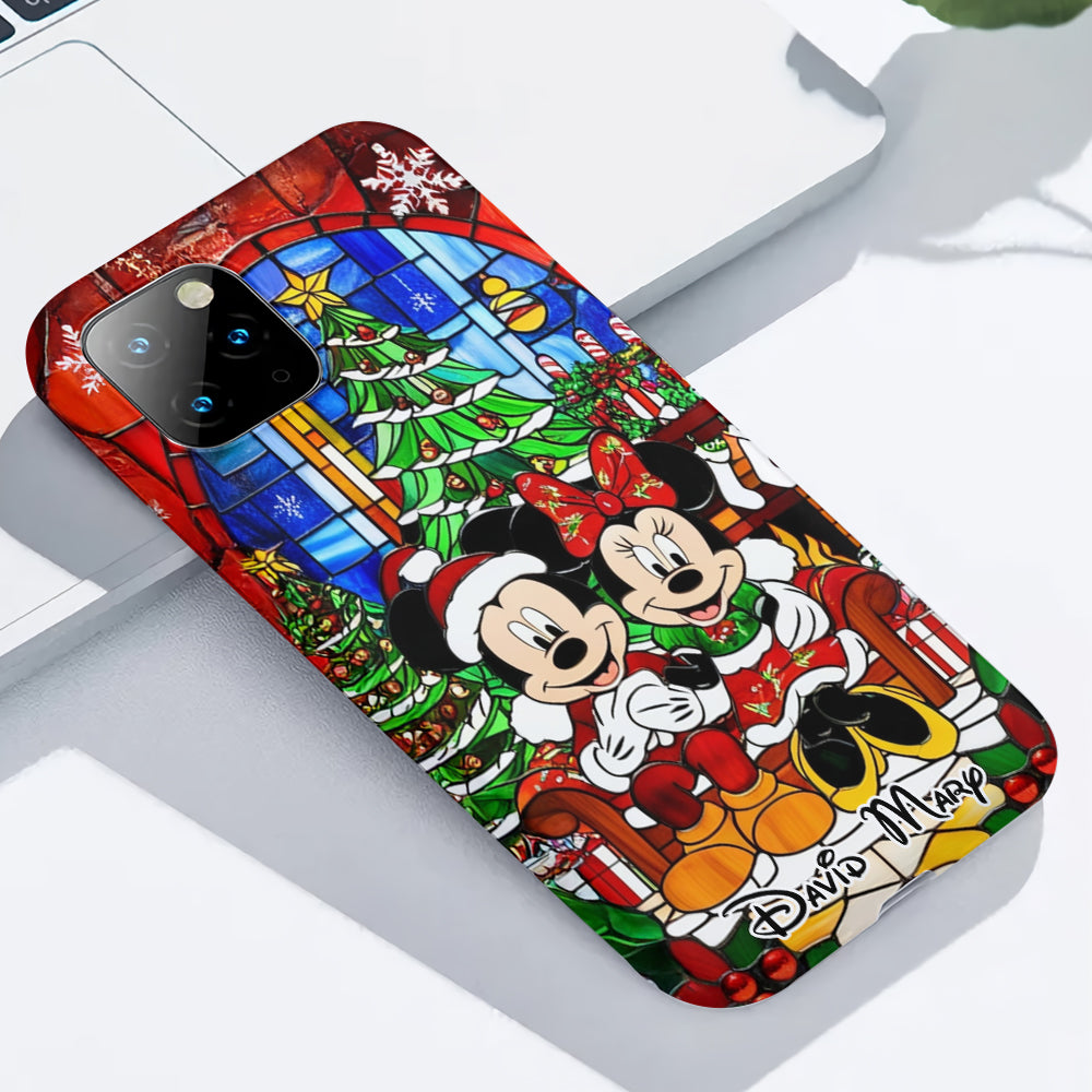 Very Merry Christmas - Personalized Mouse Full Print Phone Case