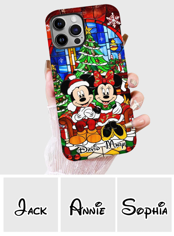 Very Merry Christmas - Personalized Mouse Full Print Phone Case