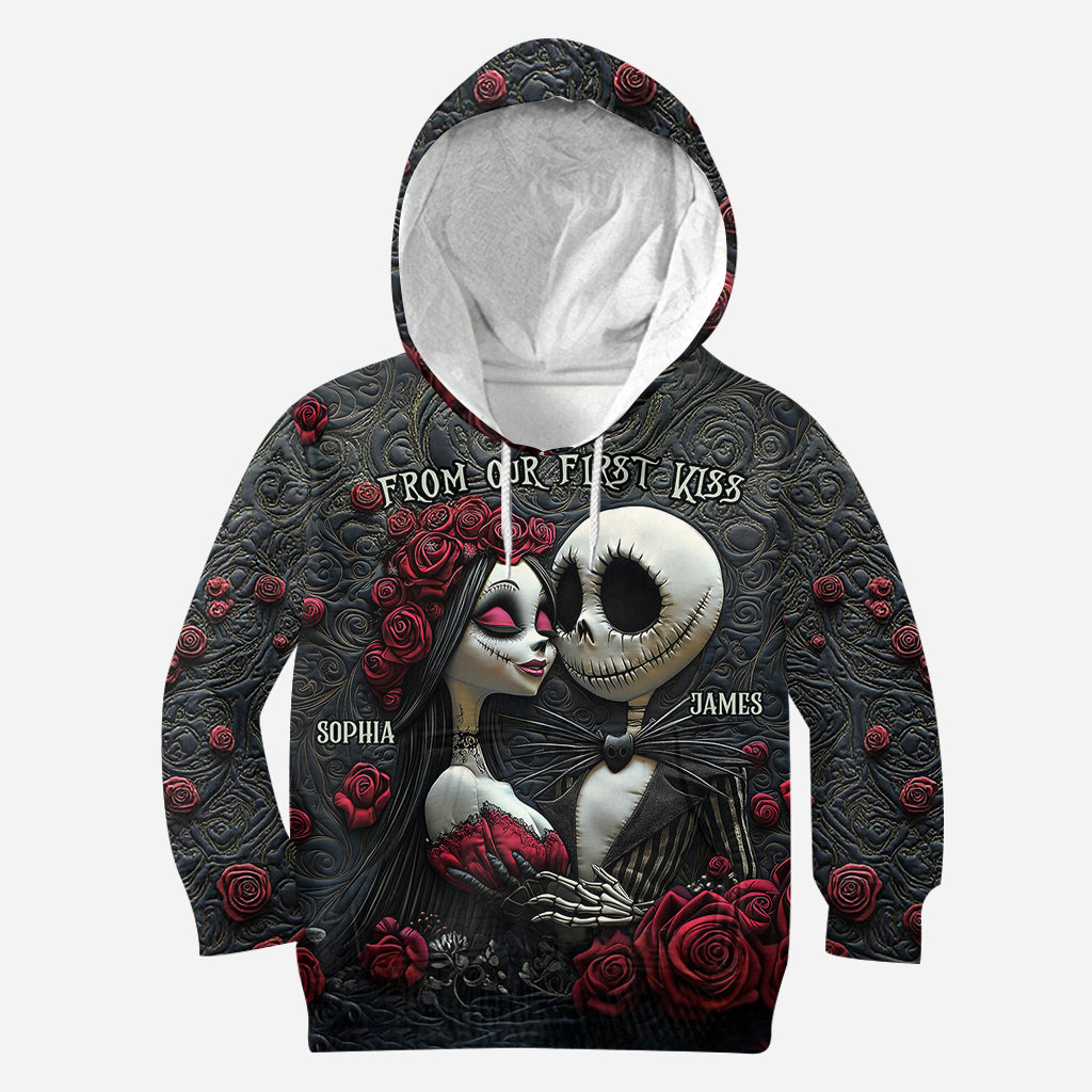 From Our First Kiss Till Our Last Breath - Personalized Nightmare All Over Shirt