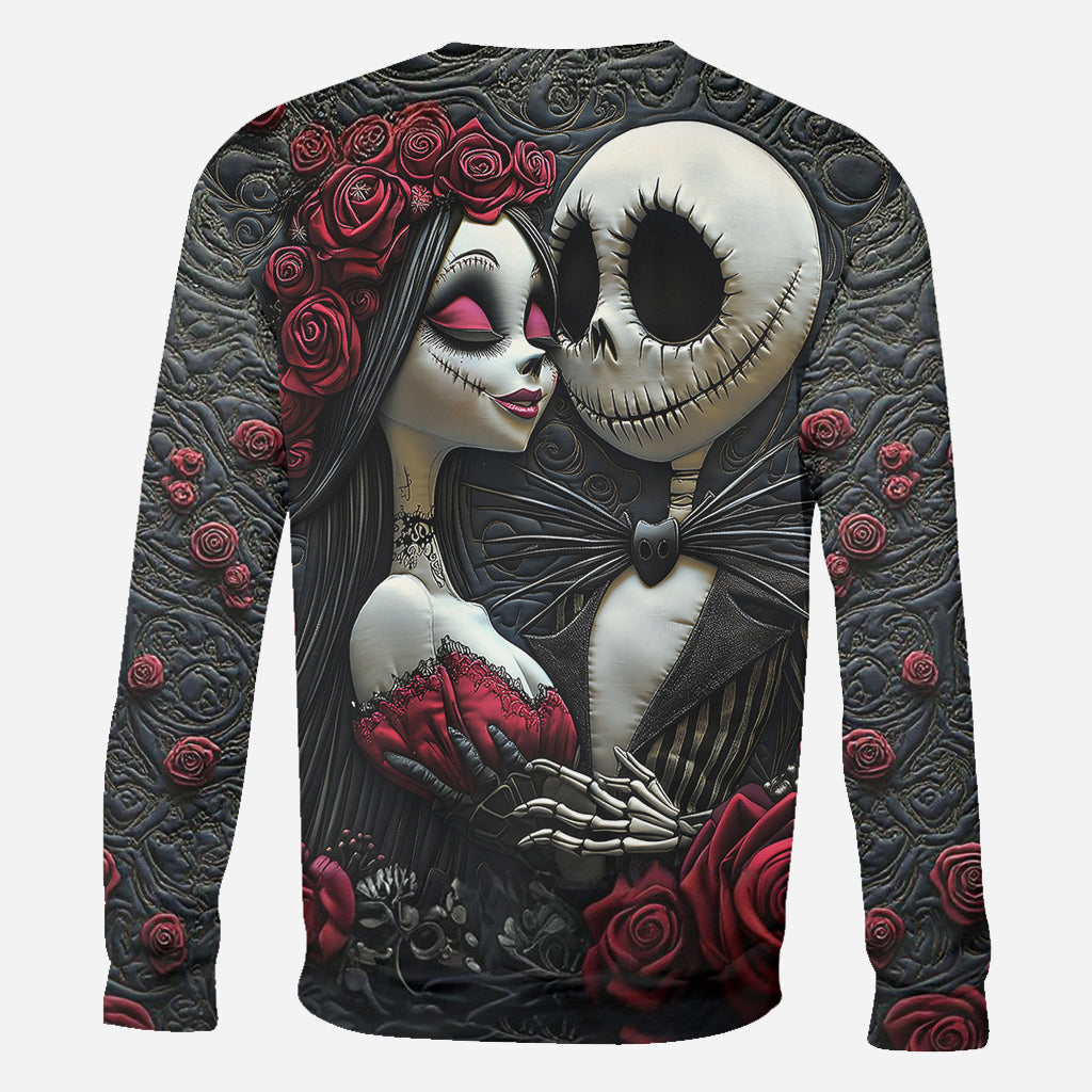 From Our First Kiss Till Our Last Breath - Personalized Nightmare All Over Shirt