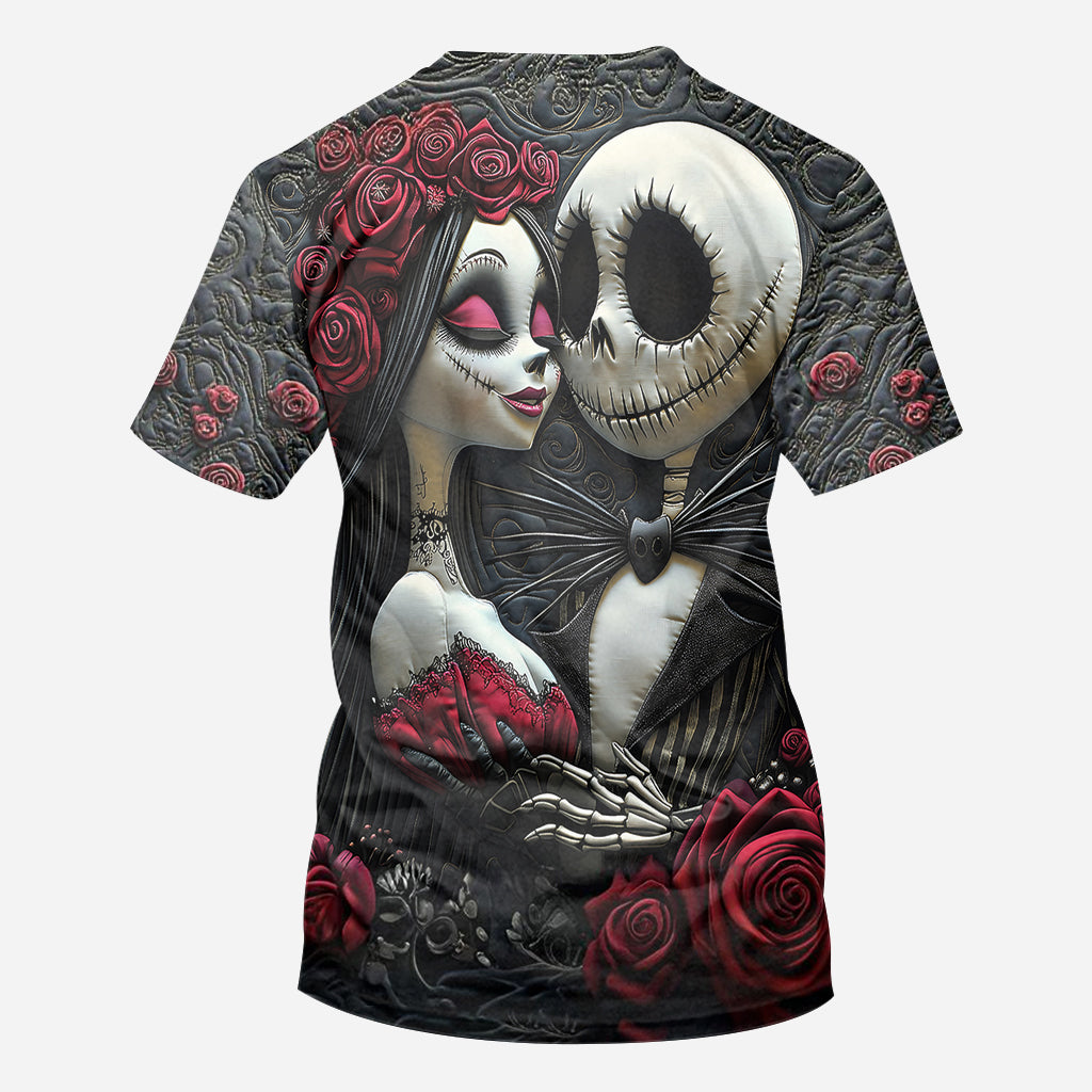 From Our First Kiss Till Our Last Breath - Personalized Nightmare All Over Shirt