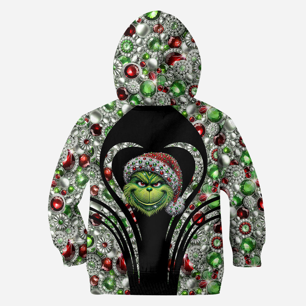 Sparkle Holiday - Personalized Stole Christmas Hoodie and Leggings
