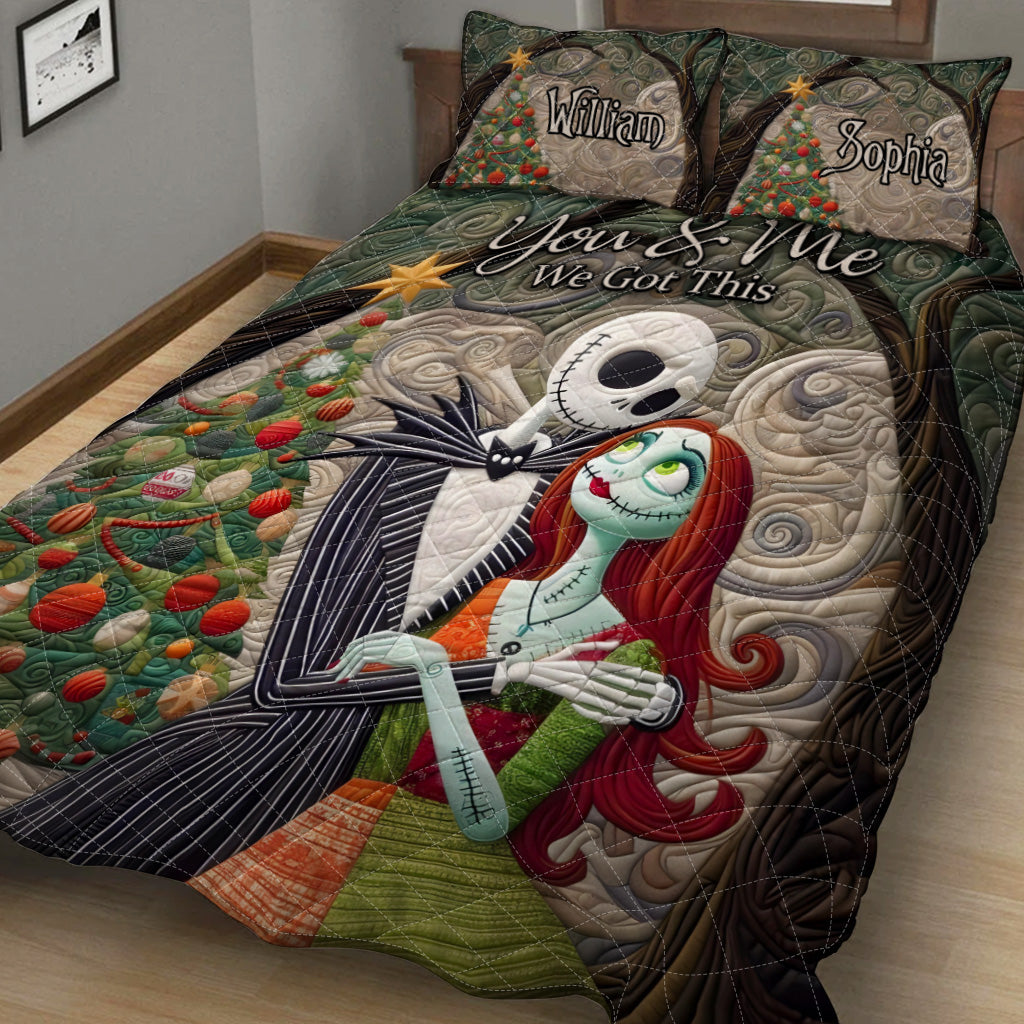 Merry Christmas - Personalized Nightmare Quilt Set
