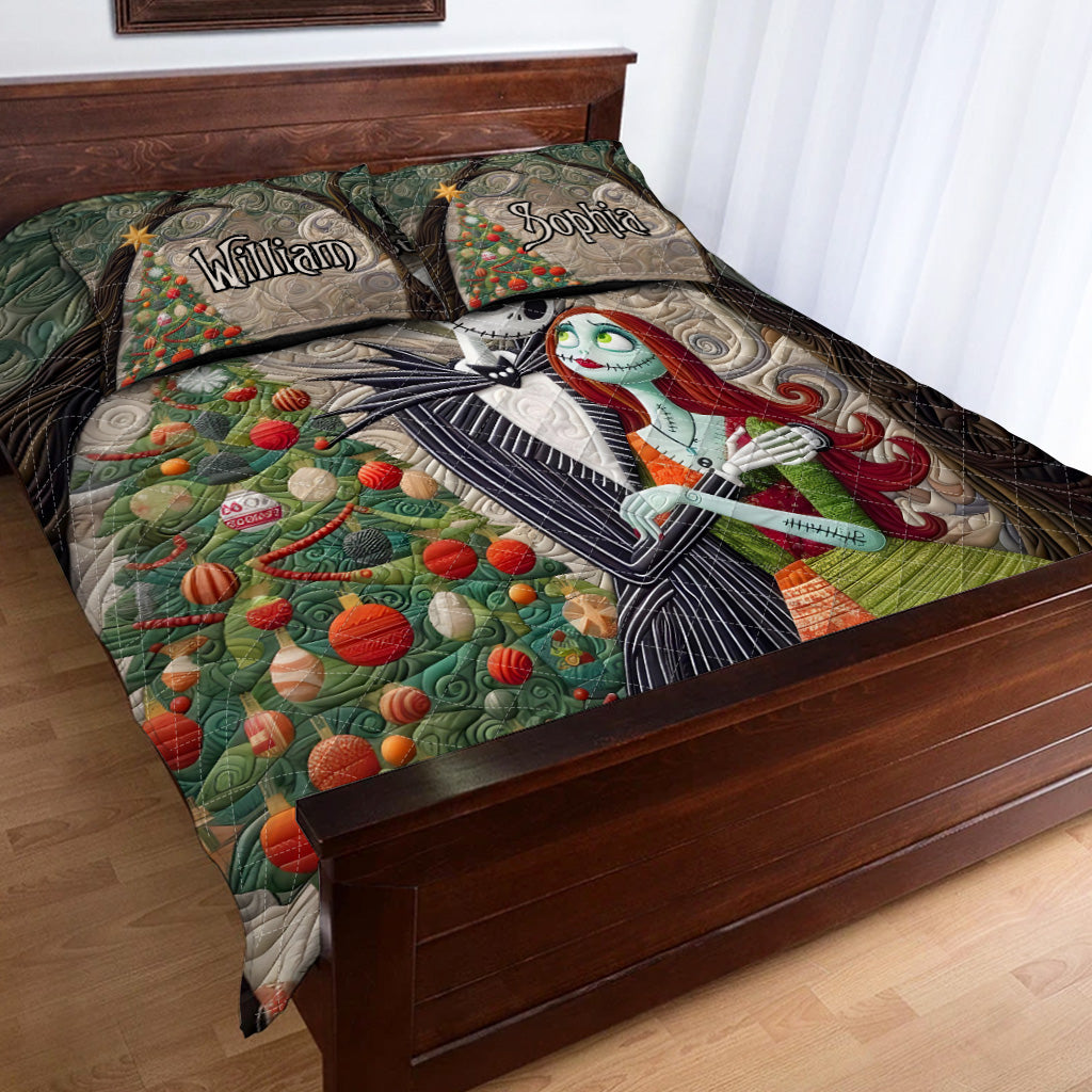 Merry Christmas - Personalized Nightmare Quilt Set