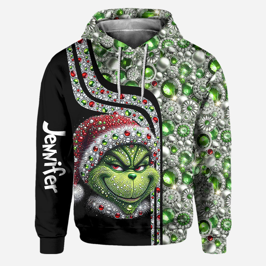 Merry Grinchmas - Personalized Stole Christmas Hoodie and Leggings
