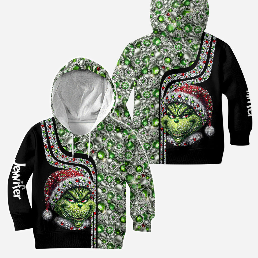 Merry Grinchmas - Personalized Stole Christmas Hoodie and Leggings