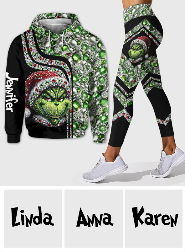 Merry Grinchmas - Personalized Stole Christmas Hoodie and Leggings