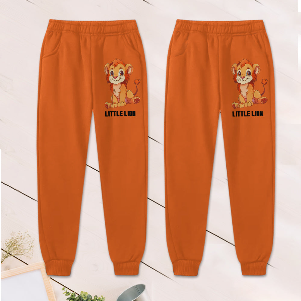 Little Lion - Personalized Mouse Kid Hoodie & Kid Jogger Sweatpants