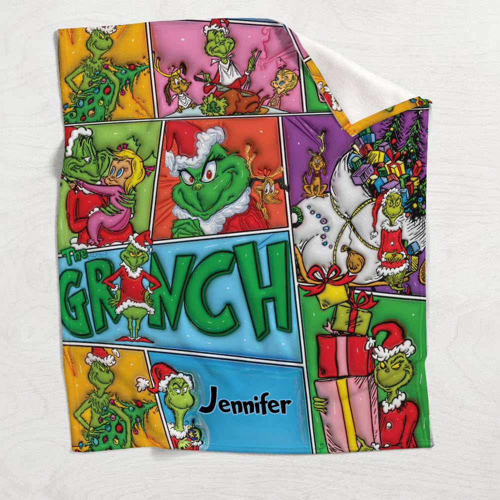 Merry Christmas - Personalized Stole Christmas Blanket