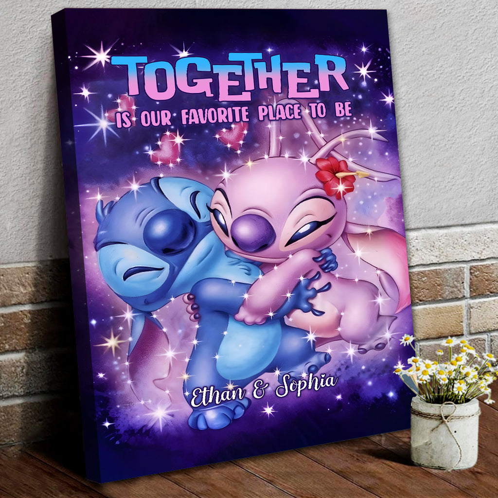Together Is Our Favorite - Personalized Ohana Canvas And Poster