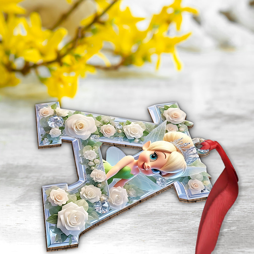 Lovely Tinker Letter - Personalized Mouse Ornament