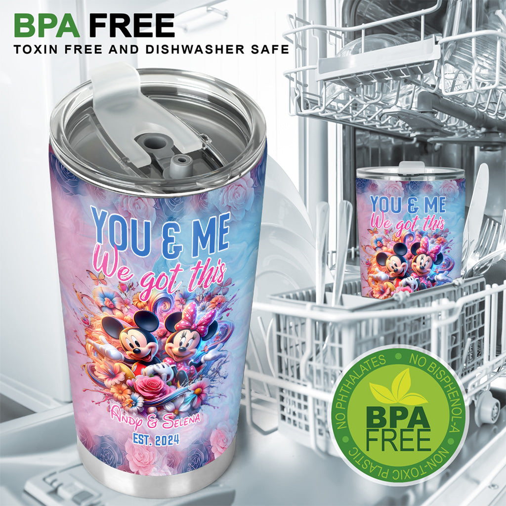 To My Wife Husband Boyfriend Girlfriend - Personalized Mouse Tumbler