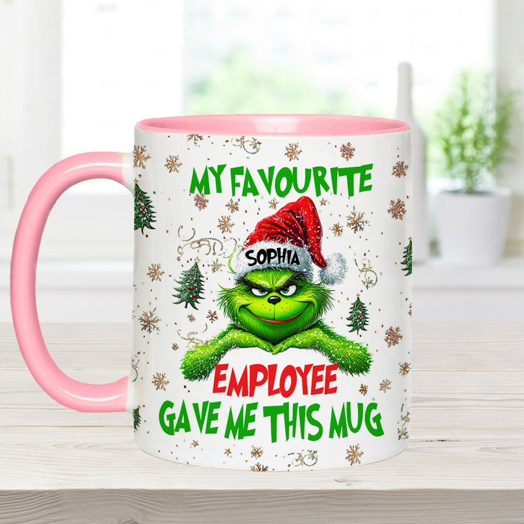 My Favourite - Personalized Colleague Accent Mug