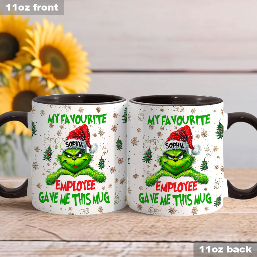 My Favourite - Personalized Colleague Accent Mug