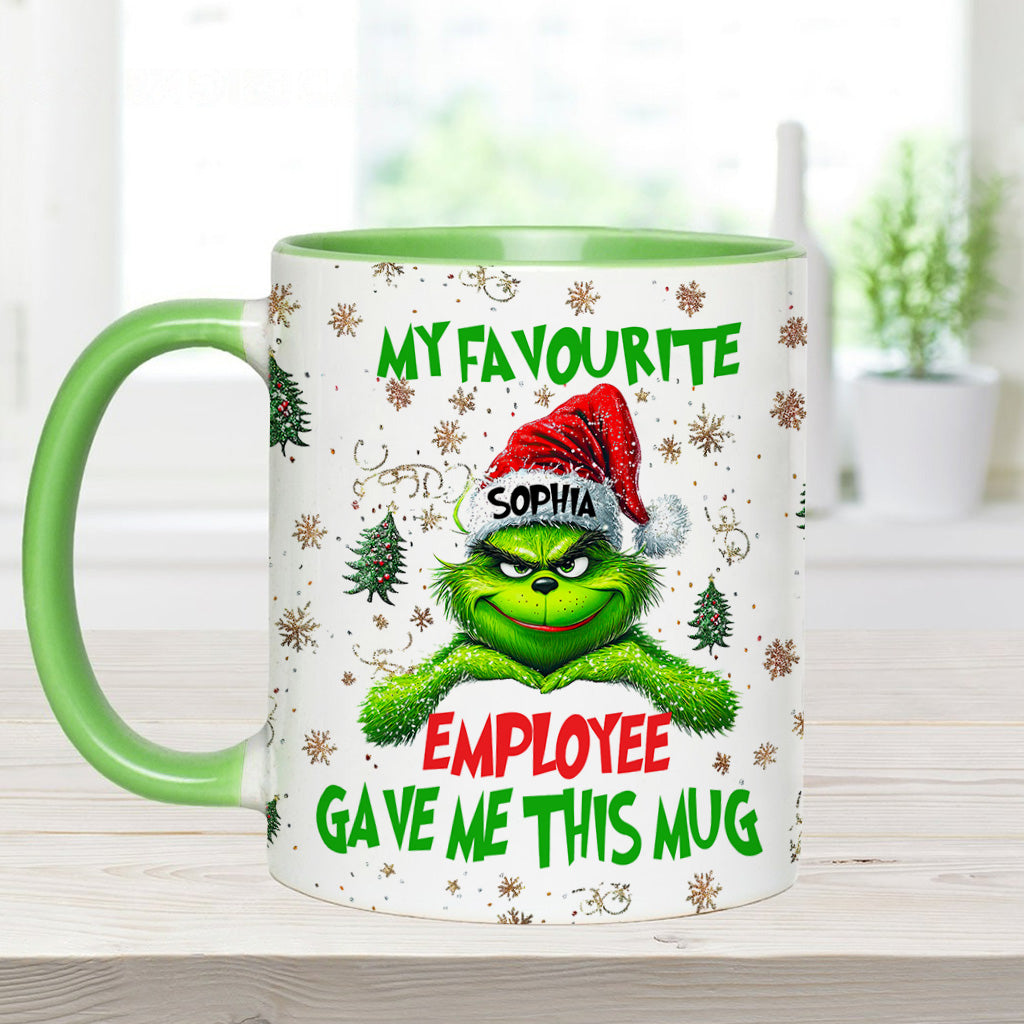 My Favourite - Personalized Colleague Accent Mug