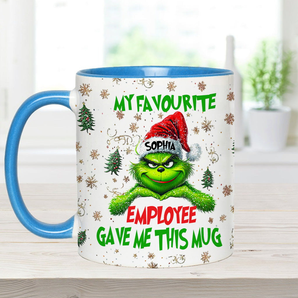 My Favourite - Personalized Colleague Accent Mug