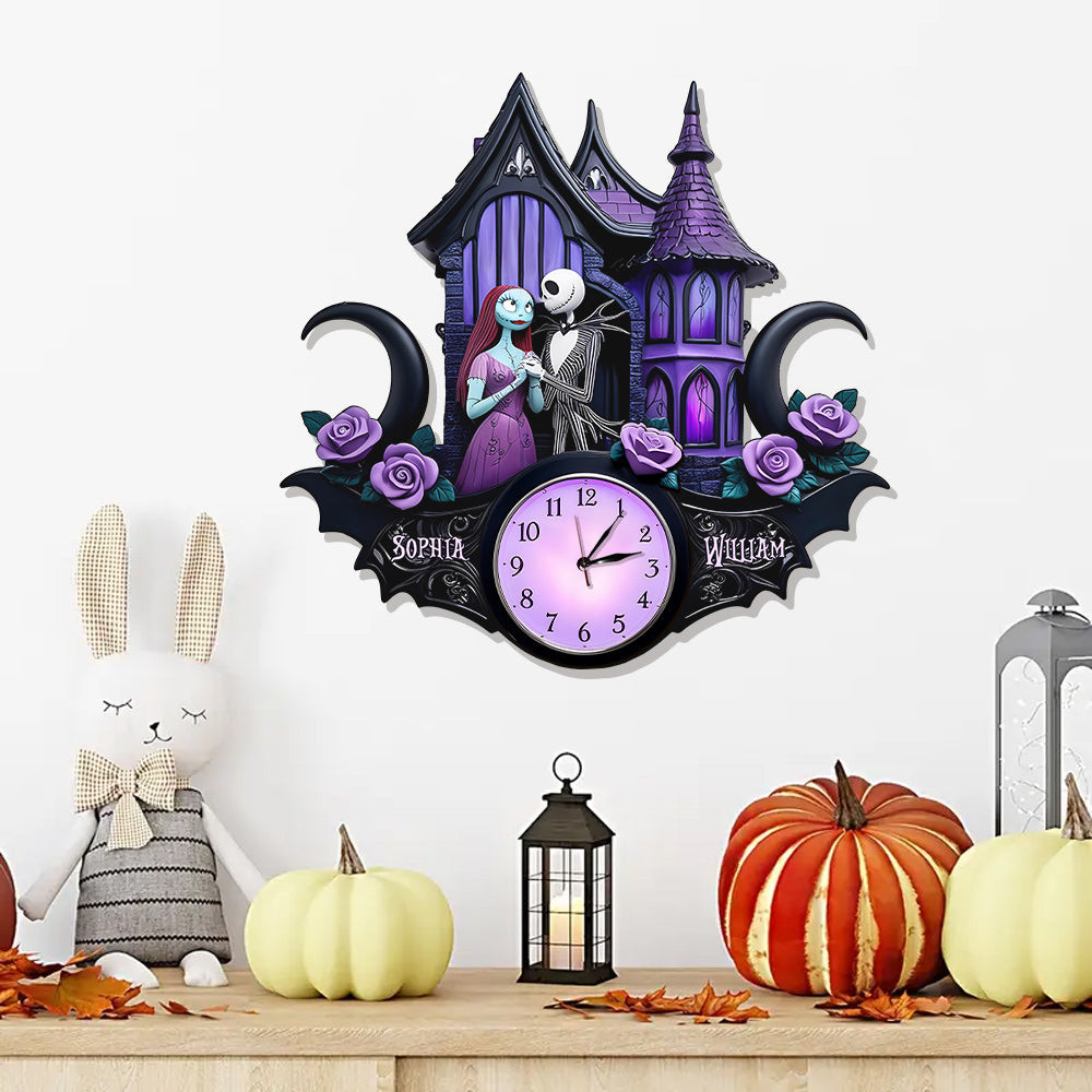 You And Me We Got This - Personalized Nightmare LED Light Wall Clock