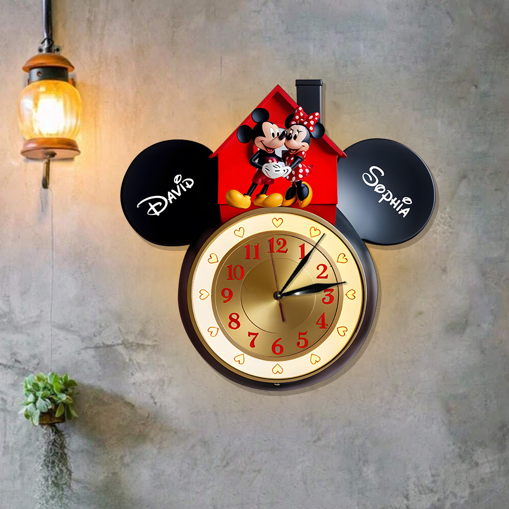 You And Me We Got This - Personalized Mouse LED Light Wall Clock