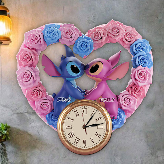 You & Me We Got This - Personalized Ohana LED Light Wall Clock