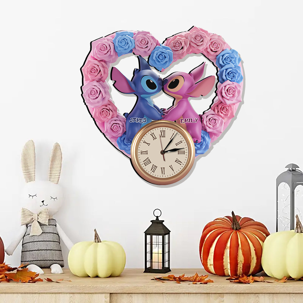 You & Me We Got This - Personalized Ohana LED Light Wall Clock