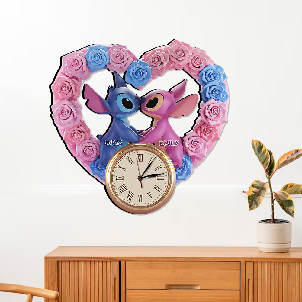 You & Me We Got This - Personalized Ohana LED Light Wall Clock