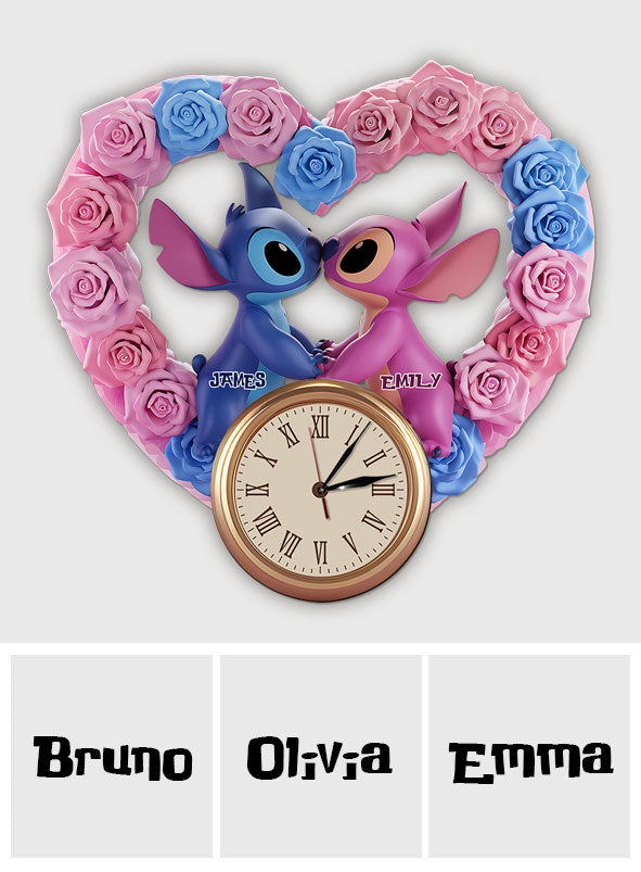 You & Me We Got This - Personalized Ohana LED Light Wall Clock