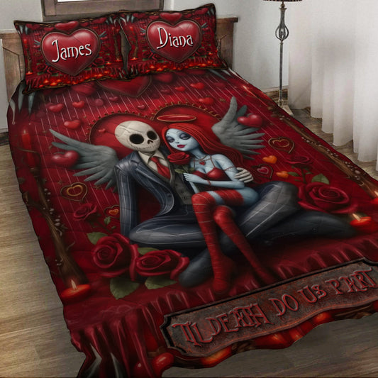 Til Death Do Us Part - Personalized Nightmare Quilt Set