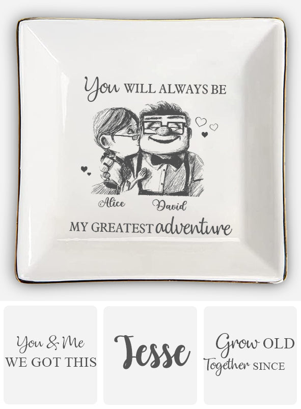 Carl and Elli - Personalized Mouse Jewelry Dish