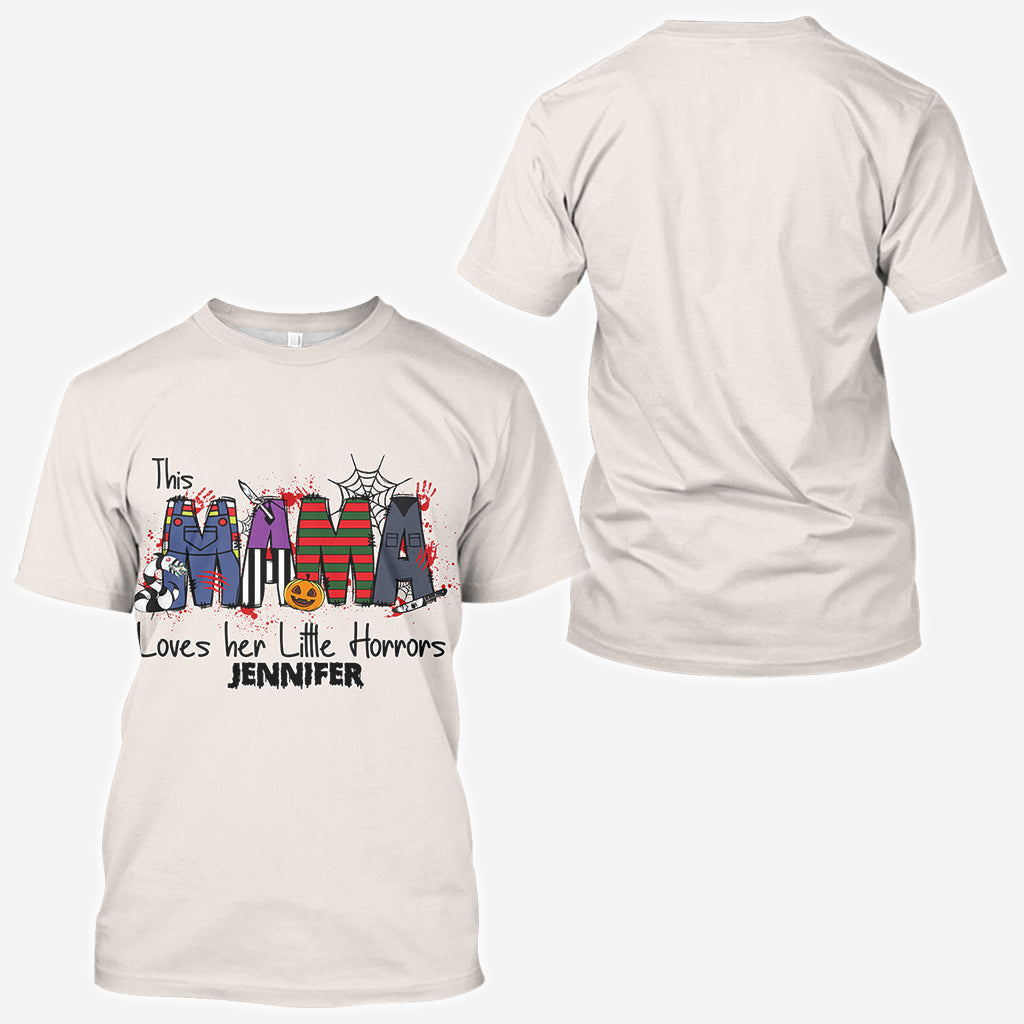 This Mama Loves Her Little Horror - Personalized All Over Shirt