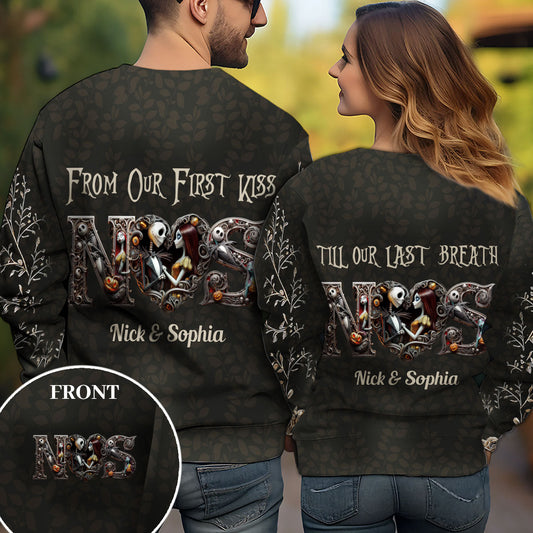 Till Dead Do Us Part - Personalized Nightmare All Over Shirt