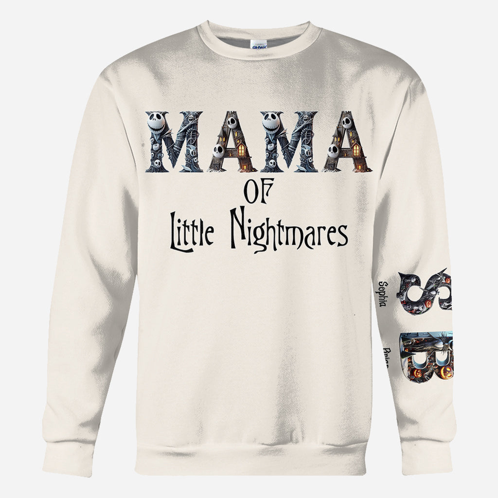 Mama Of Little Nightmares - Personalized Nightmare All Over Shirt