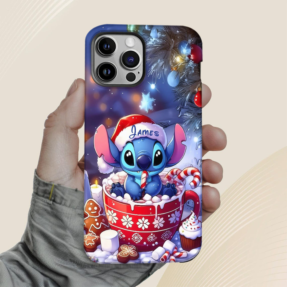 Blue Christmas - Personalized Ohana Full Print Phone Case