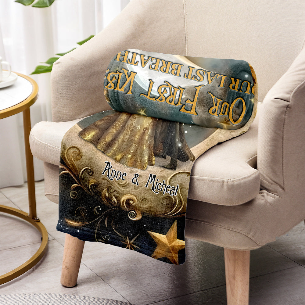 From Our First Kiss Till Our Last Breath - Personalized Nightmare Blanket