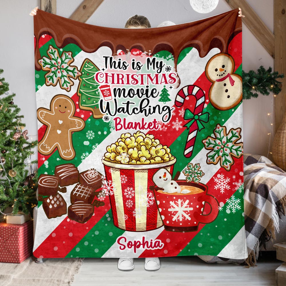 Christmas Movie Blanket - Personalized Blanket
