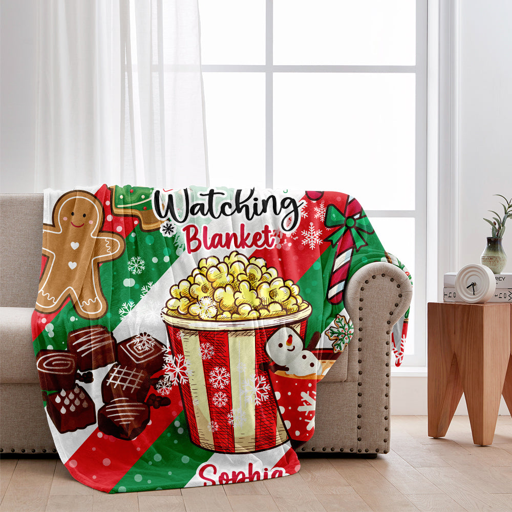 Christmas Movie Blanket - Personalized Blanket