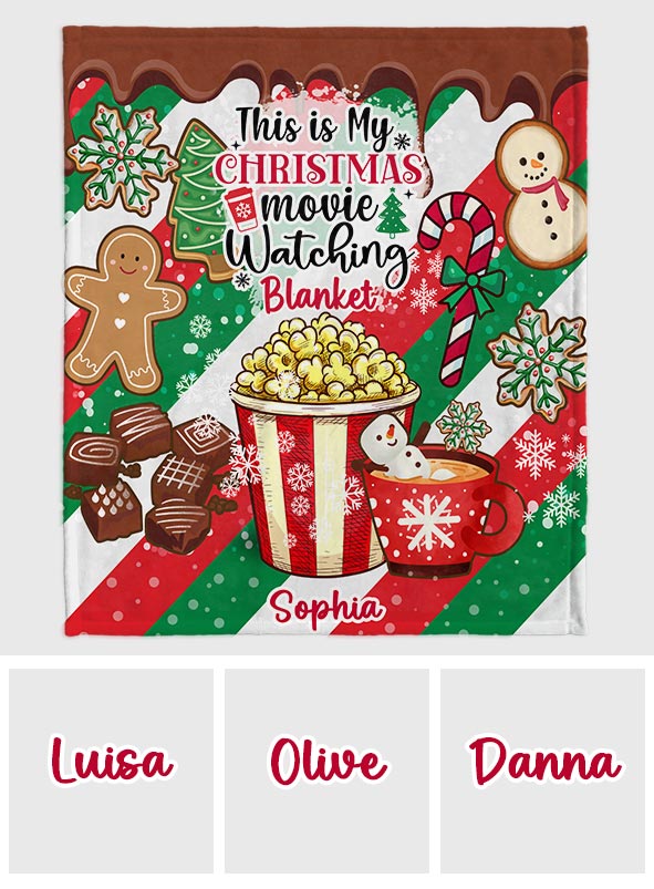 Christmas Movie Blanket - Personalized Blanket