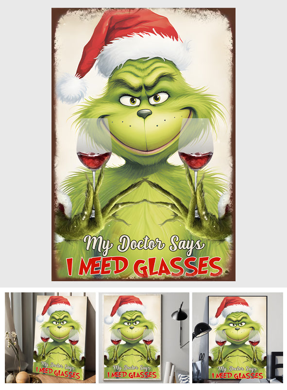 My Doctor Says - Wine Canvas And Poster
