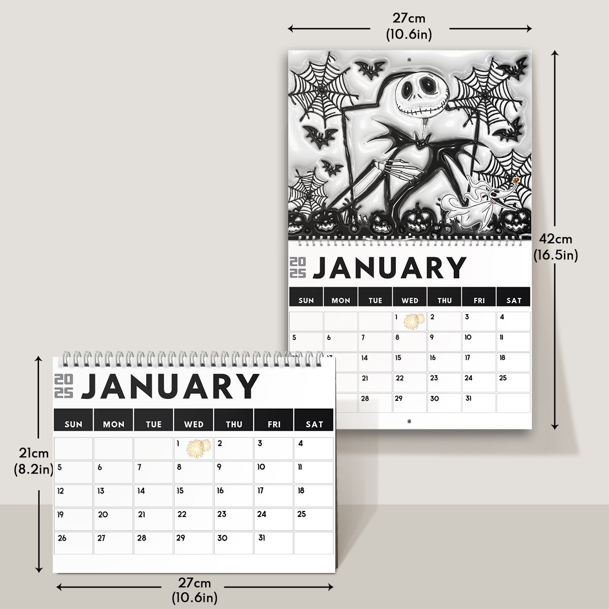 Nightmare Family - Personalized Nightmare Wall Calendar & Desk Calendar