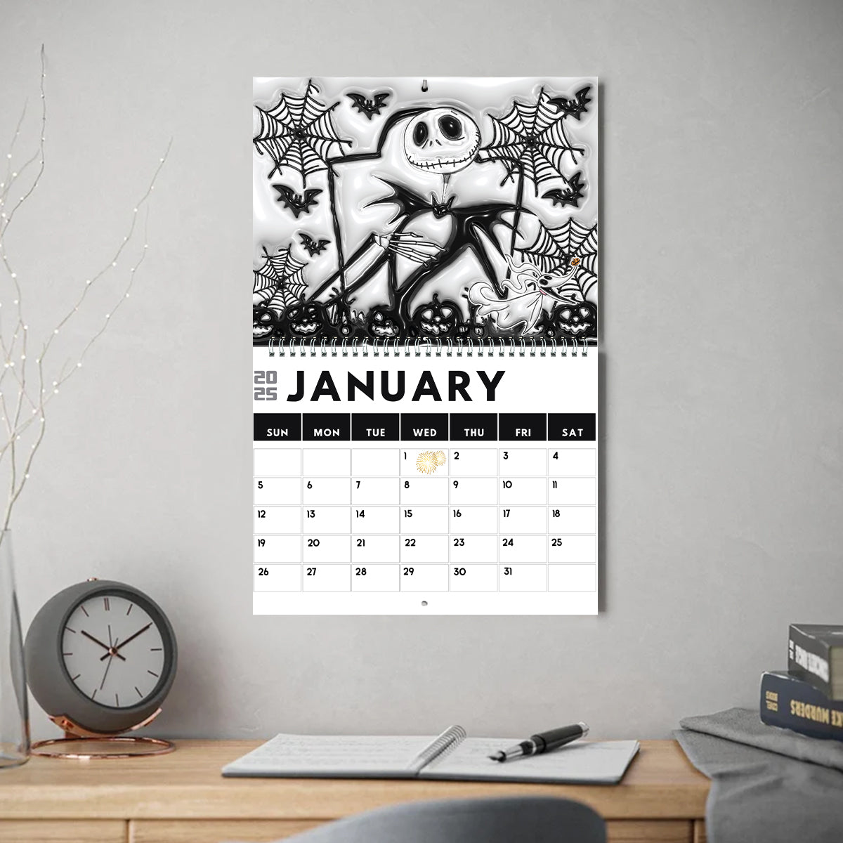 Nightmare Family - Personalized Nightmare Wall Calendar & Desk Calendar